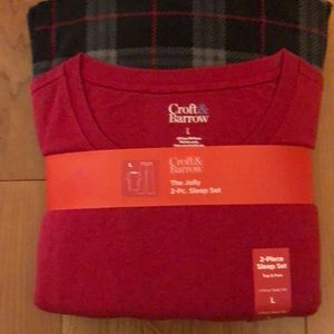 New Croft & Barrow Men’s Large Sleep Set